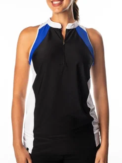 Addi Black White and Blue Tank - FINAL SALE