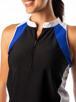 Addi Black White and Blue Tank - FINAL SALE