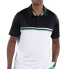 Alex 2 Color Black/White Polo - FINAL SALE