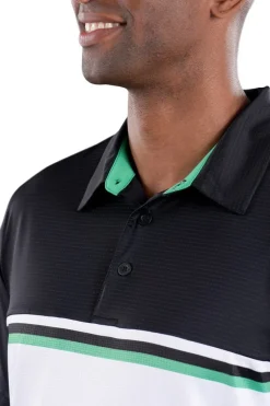 Alex 2 Color Black/White Polo - FINAL SALE