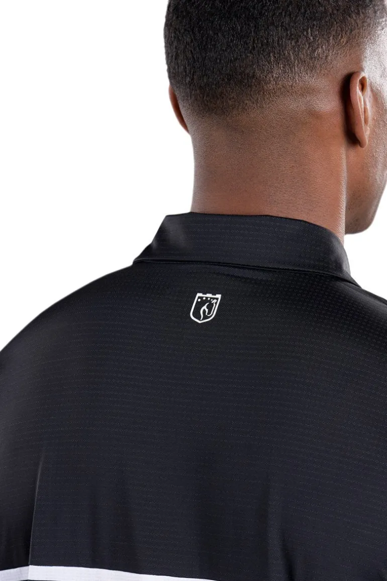 Alex 2 Color Black/White Polo - FINAL SALE