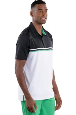 Alex 2 Color Black/White Polo - FINAL SALE