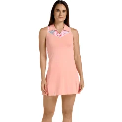 Aliyah Peach Flower Dress - FINAL SALE