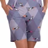 Aspen Lipstick Print Short - FINAL SALE