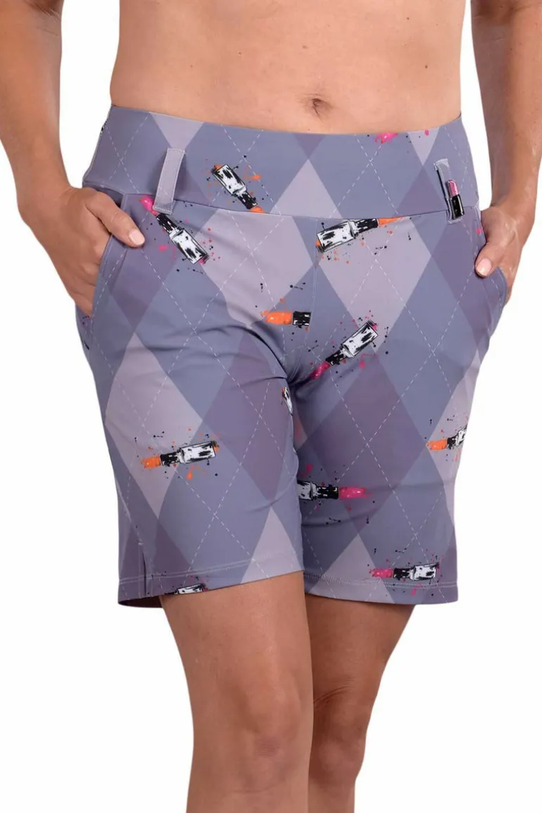 Aspen Lipstick Print Short - FINAL SALE