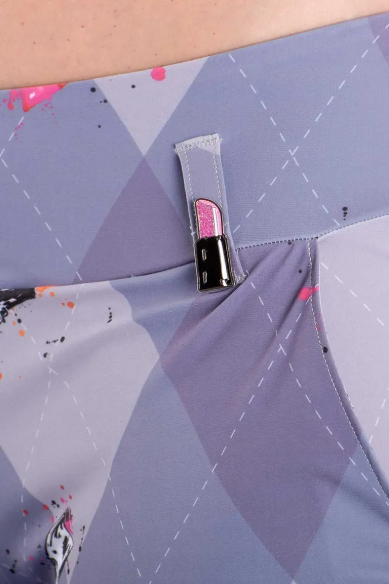 Aspen Lipstick Print Short - FINAL SALE