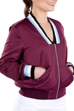 Berlin Mulberry Bomber Jacket - FINAL SALE