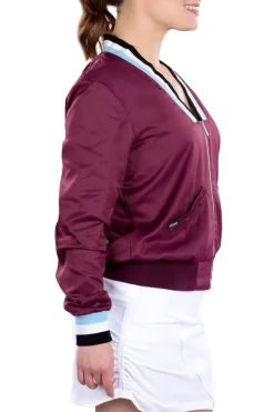 Berlin Mulberry Bomber Jacket - FINAL SALE