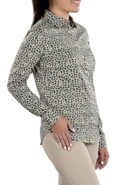 Charlene Mini Leopard Button Up Shirt - FINAL SALE