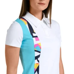 Colette White/Print Top - FINAL SALE