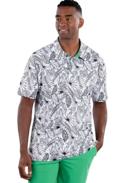 Fabian Printed Polo - FINAL SALE