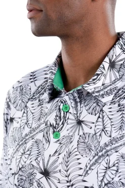 Fabian Printed Polo - FINAL SALE