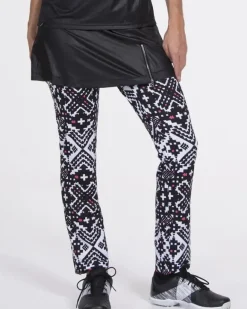 Fitness Legging/Skirt Combo - Black/Aztec - FINAL SALE