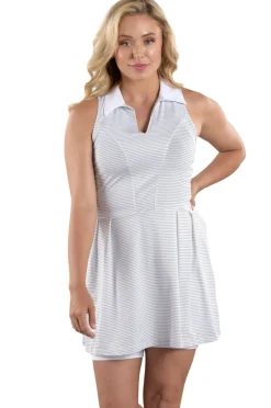 Heat White Stripe Dress - FINAL SALE