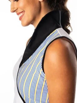 Hensley White/Stripe Portrait Top - FINAL SALE