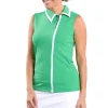 Kelly Sleeveless Top in Green - FINAL SALE