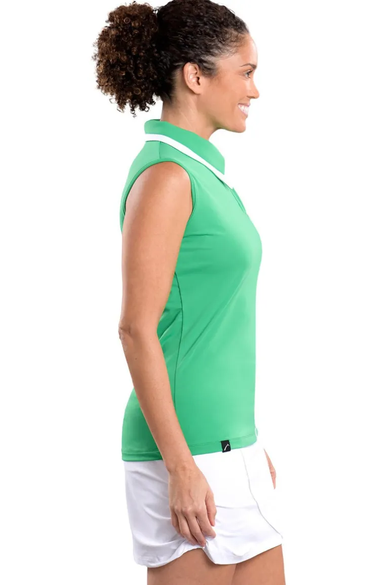 Kelly Sleeveless Top in Green - FINAL SALE