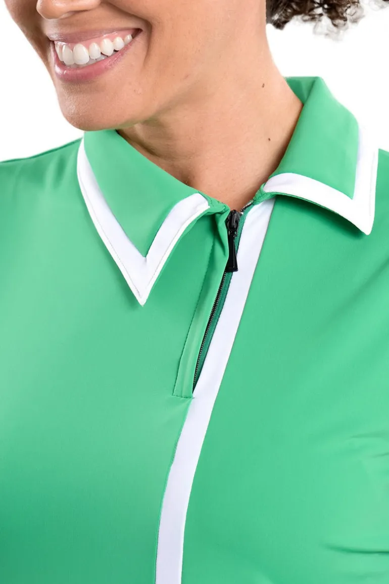 Kelly Sleeveless Top in Green - FINAL SALE