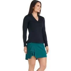 Marley Long Sleeve Black Top - FINAL SALE