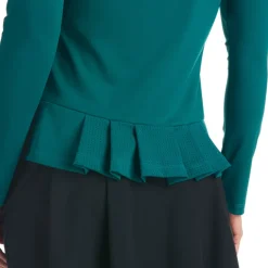 Marley Long Sleeve Dark Teal Top - FINAL SALE