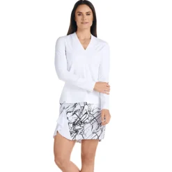 Marley Long Sleeve White Top - FINAL SALE