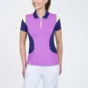 Neon Harper Purple Combo Polo - FINAL SALE