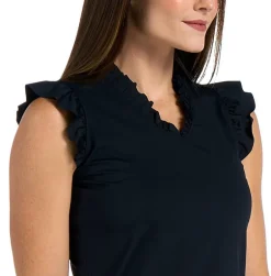 Serena Black Top - FINAL SALE