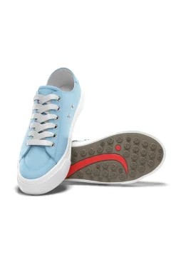 Spikeless Sky Blue Canvas Traveler Shoe - FINAL SALE
