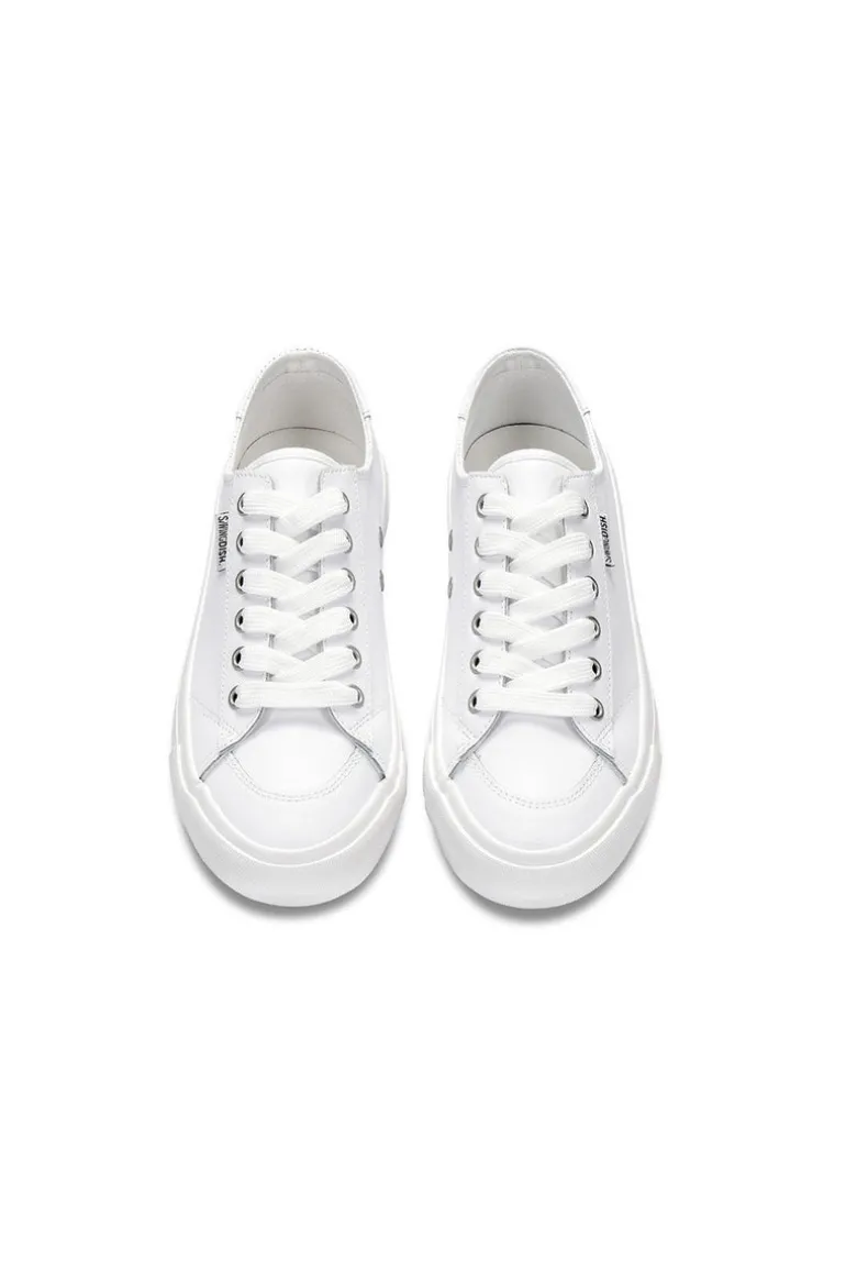 Spikeless White Leather Traveler Shoe - FINAL SALE