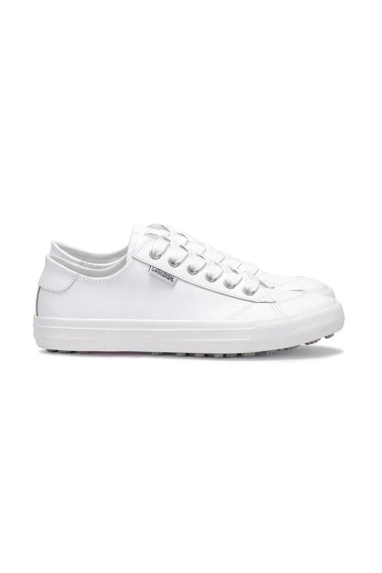Spikeless White Leather Traveler Shoe - FINAL SALE