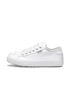 Spikeless White Leather Traveler Shoe - FINAL SALE