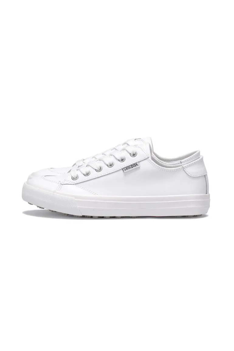 Spikeless White Leather Traveler Shoe - FINAL SALE