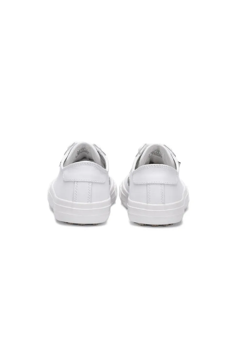 Spikeless White Leather Traveler Shoe - FINAL SALE