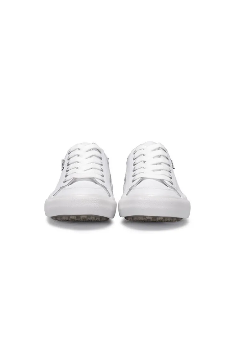 Spikeless White Leather Traveler Shoe - FINAL SALE