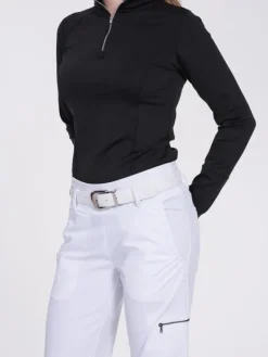 White Leather Belt - FINAL SALE